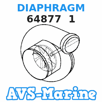 64877 1 DIAPHRAGM Mercruiser 