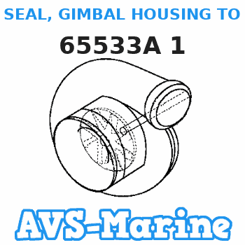 65533A 1 SEAL, GIMBAL HOUSING TO TRANSOM Mercruiser 