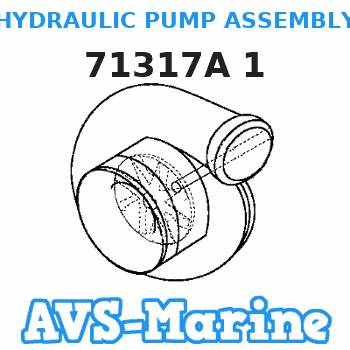 71317A 1 HYDRAULIC PUMP ASSEMBLY, POWER STEERING Mercruiser 