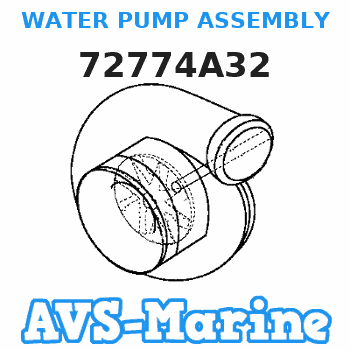 72774A32 WATER PUMP ASSEMBLY Mercruiser 