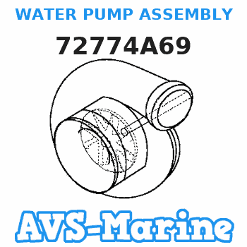 72774A69 WATER PUMP ASSEMBLY Mercruiser 