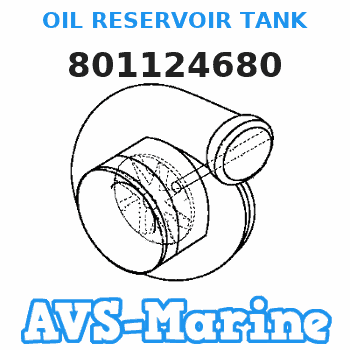 801124680 OIL RESERVOIR TANK Mercruiser 
