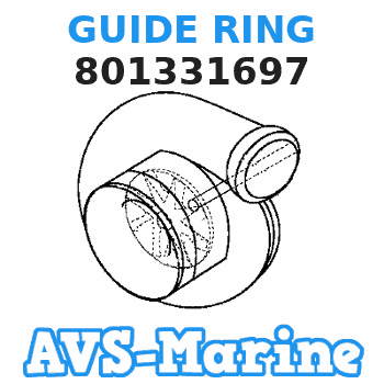 801331697 GUIDE RING Mercruiser 