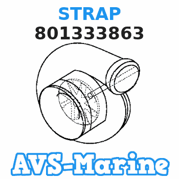 801333863 STRAP Mercruiser 