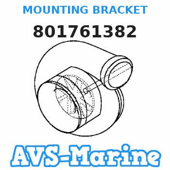 801761382 MOUNTING BRACKET Mercruiser 