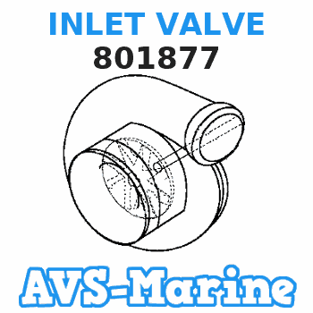 801877 INLET VALVE Mercruiser 