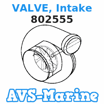 802555 VALVE, Intake Mercruiser 