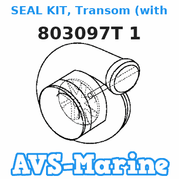 803097T 1 SEAL KIT, Transom (with Exhaust Bellow) Mercruiser 
