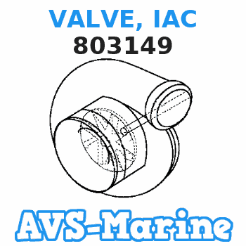 803149 VALVE, IAC Mercruiser 