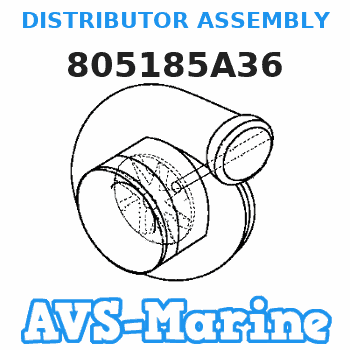 805185A36 DISTRIBUTOR ASSEMBLY Mercruiser 