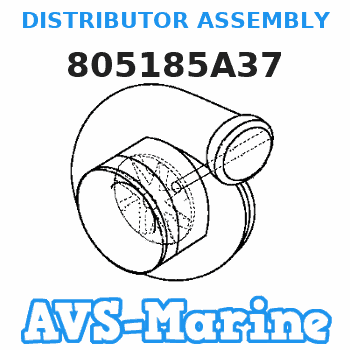 805185A37 DISTRIBUTOR ASSEMBLY Mercruiser 