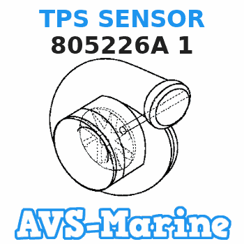 805226A 1 TPS SENSOR Mercruiser 