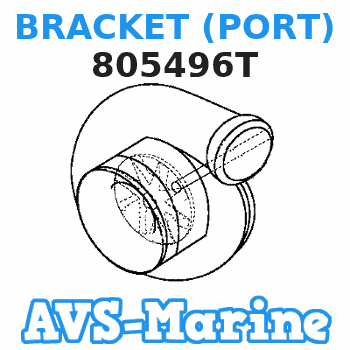 805496T BRACKET (PORT) Mercruiser 