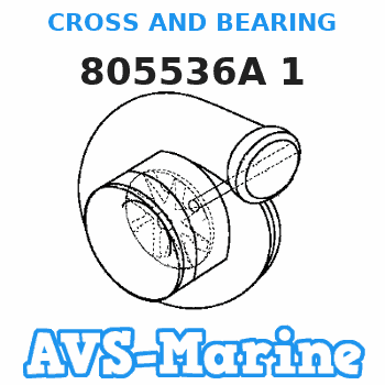 805536A 1 CROSS AND BEARING Mercruiser 