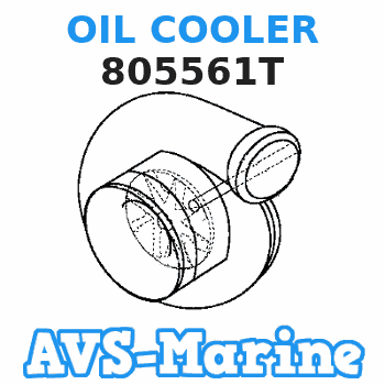 805561T OIL COOLER Mercruiser 