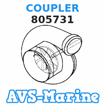805731 COUPLER Mercruiser 