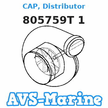 805759T 1 CAP, Distributor Mercruiser 
