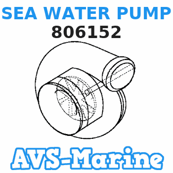 806152 SEA WATER PUMP Mercruiser 