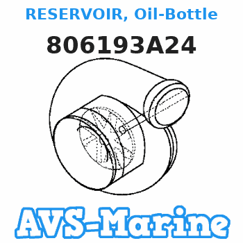 806193A24 RESERVOIR, Oil-Bottle Mercruiser 