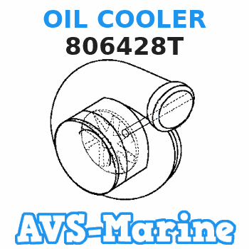 806428T OIL COOLER Mercruiser 