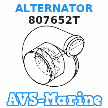 807652T ALTERNATOR Mercruiser 