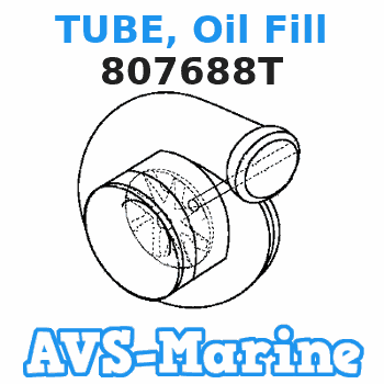 807688T TUBE, Oil Fill Mercruiser 