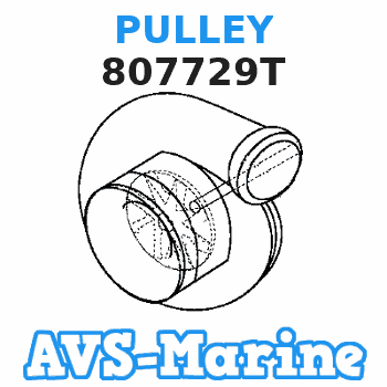 807729T PULLEY Mercruiser 