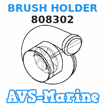 808302 BRUSH HOLDER Mercruiser 