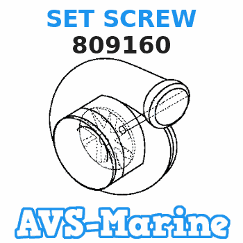 809160 SET SCREW Mercruiser 
