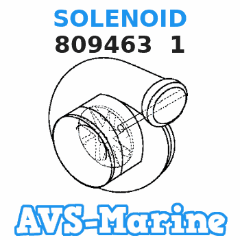 809463 1 SOLENOID Mercruiser 