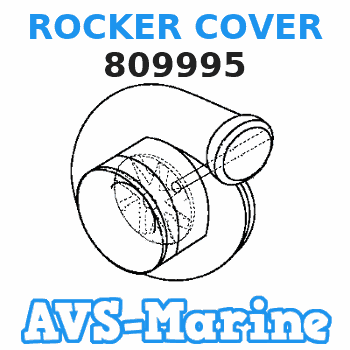 809995 ROCKER COVER Mercruiser 
