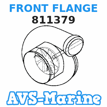 811379 FRONT FLANGE Mercruiser 