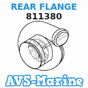811380 REAR FLANGE Mercruiser 