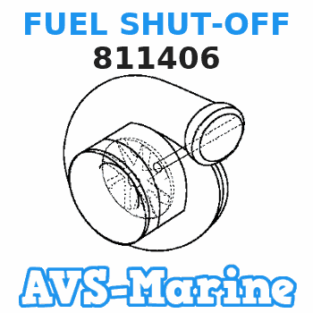 811406 FUEL SHUT-OFF Mercruiser 