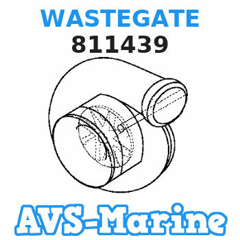 811439 WASTEGATE Mercruiser 