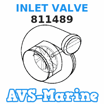 811489 INLET VALVE Mercruiser 