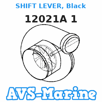 12021A 1 SHIFT LEVER, Black Mercury 