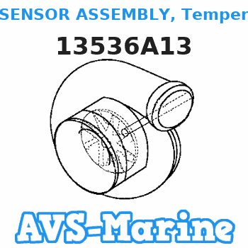 13536A13 SENSOR ASSEMBLY, Temperature (PORT) (2-WIRE) Mercury 