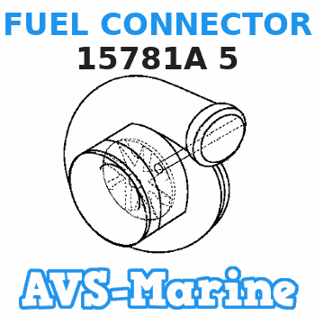 15781A 5 FUEL CONNECTOR Mercury 