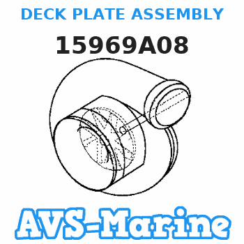 15969A08 DECK PLATE ASSEMBLY Mercury 