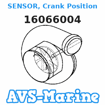 16066004 SENSOR, Crank Position Mercury 