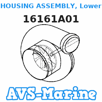16161A01 HOUSING ASSEMBLY, Lower Water Pump Mercury 