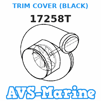 17258T TRIM COVER (BLACK) Mercury 