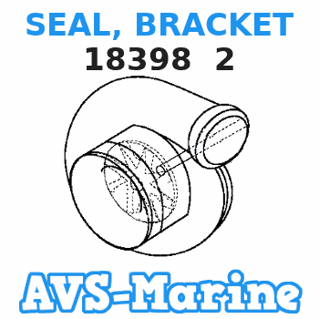 18398 2 SEAL, BRACKET Mercury 