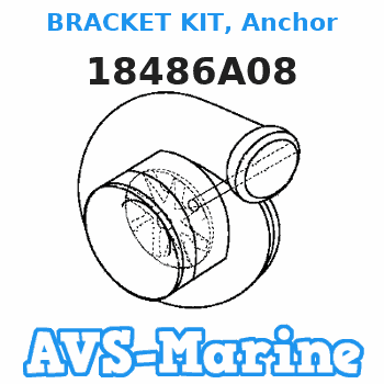 18486A08 BRACKET KIT, Anchor Mercury 