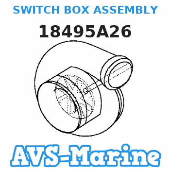 18495A26 SWITCH BOX ASSEMBLY Mercury 