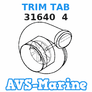 31640 4 TRIM TAB Mercury 