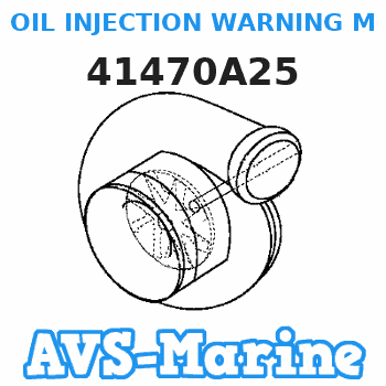 41470A25 OIL INJECTION WARNING MODULE Mercury 