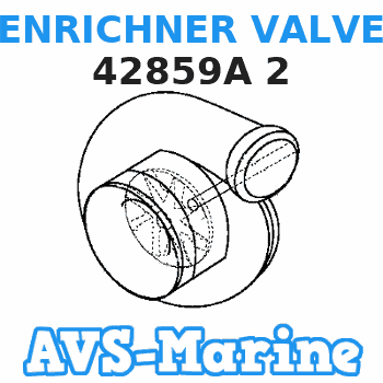 42859A 2 ENRICHNER VALVE Mercury 