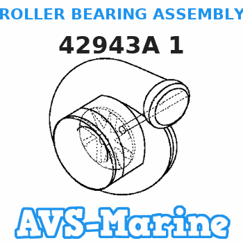 42943A 1 ROLLER BEARING ASSEMBLY Mercury 